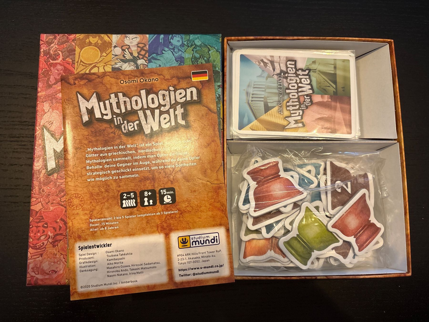 Giochi: Brettspiel Mythologien in der Welt – Nuovo (secondo la descrizione) da Oberwil BL venduto da Ragnar89 1