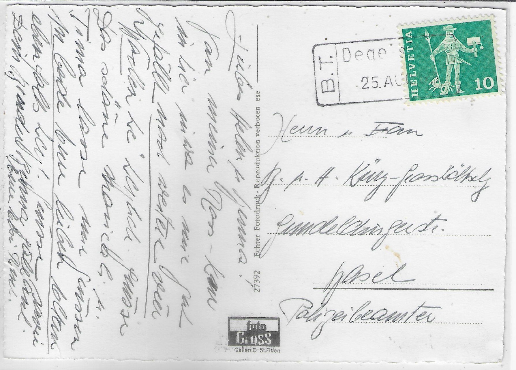Cartes postales: Degersheim - Generalansicht – D'occasion à Ettingen par Kartenplanet 1