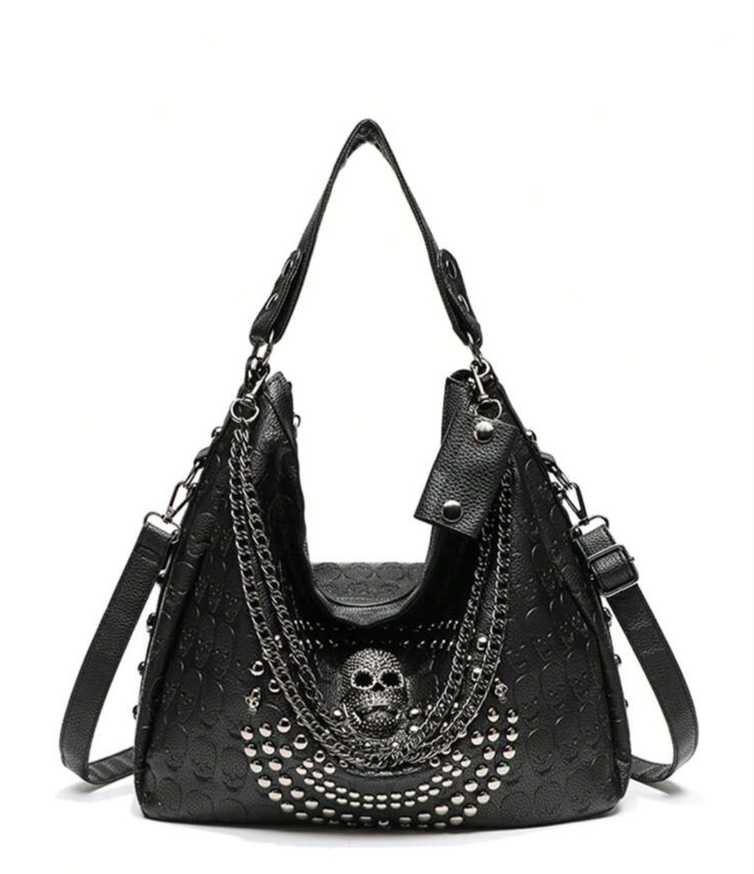 Borse da donna: Sac à main gothique noir clouté – Nuovo (secondo la descrizione) da chatel St denis venduto da AD.Leder.Cuir