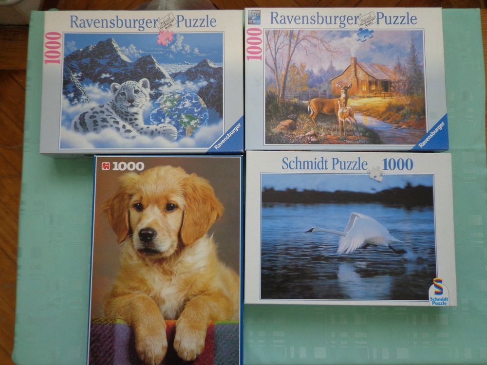 Ravensburger - 2 x Puzzle 1000 pièces - Animaux …