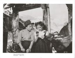 Vintage Photo, Schweizer Film, Heidi & Peter, 1955