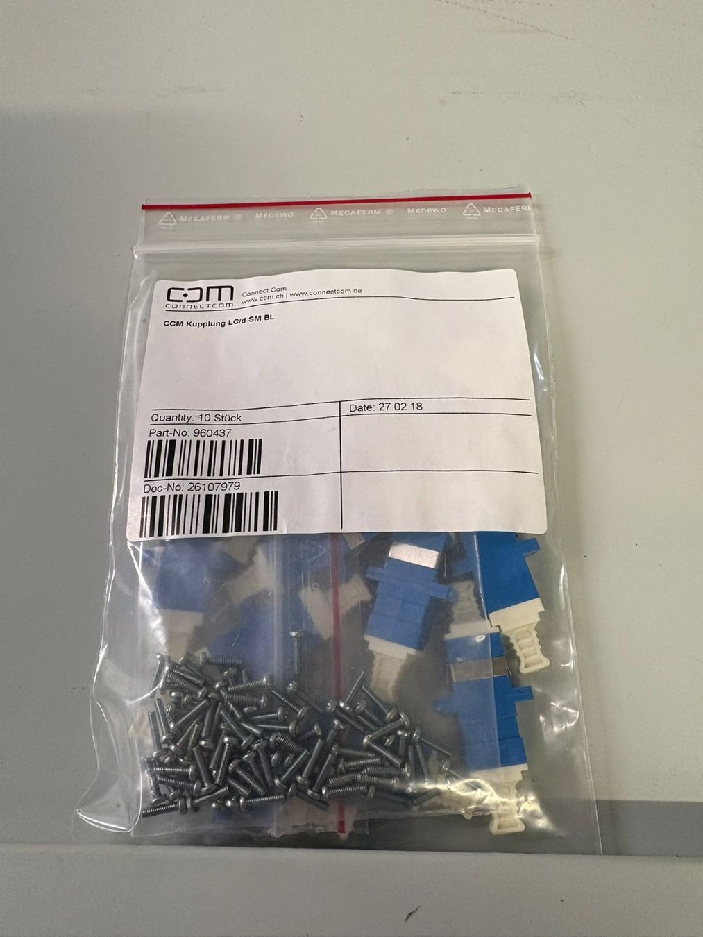 Componenti elettronici: CCM Kupplung LC/d SM BL – Nuovo e nell'imballaggio originale da Sursee venduto da Network_41AG 1