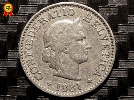 1881 - 5 cts. 2.00 Mio.! 1.98gr!!
