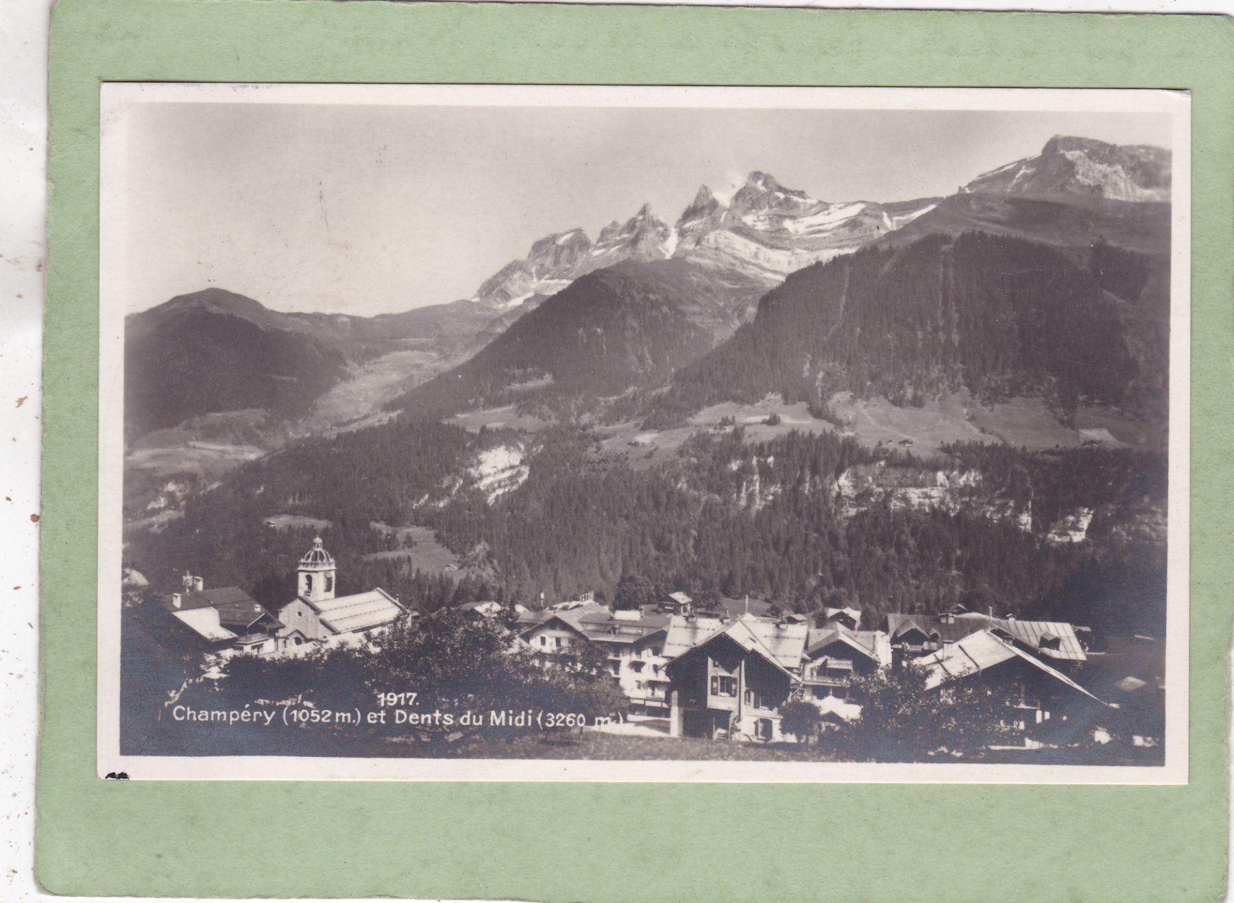 Cartoline postali: Champéry et Dents du Midi 1928 – Usato da Herisau venduto da Lisegrat2008