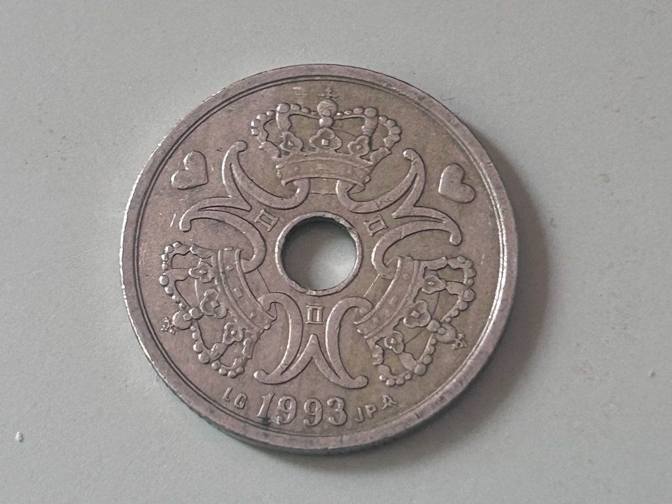Alle Münzen: 2 Corone (2 Kroner) della Danimarca 1993 – Gebraucht aus Giubiasco von LorisVale 1