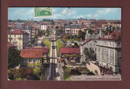 LAUSANNE - Funiculaire Ouchy - 1911 // pli //
