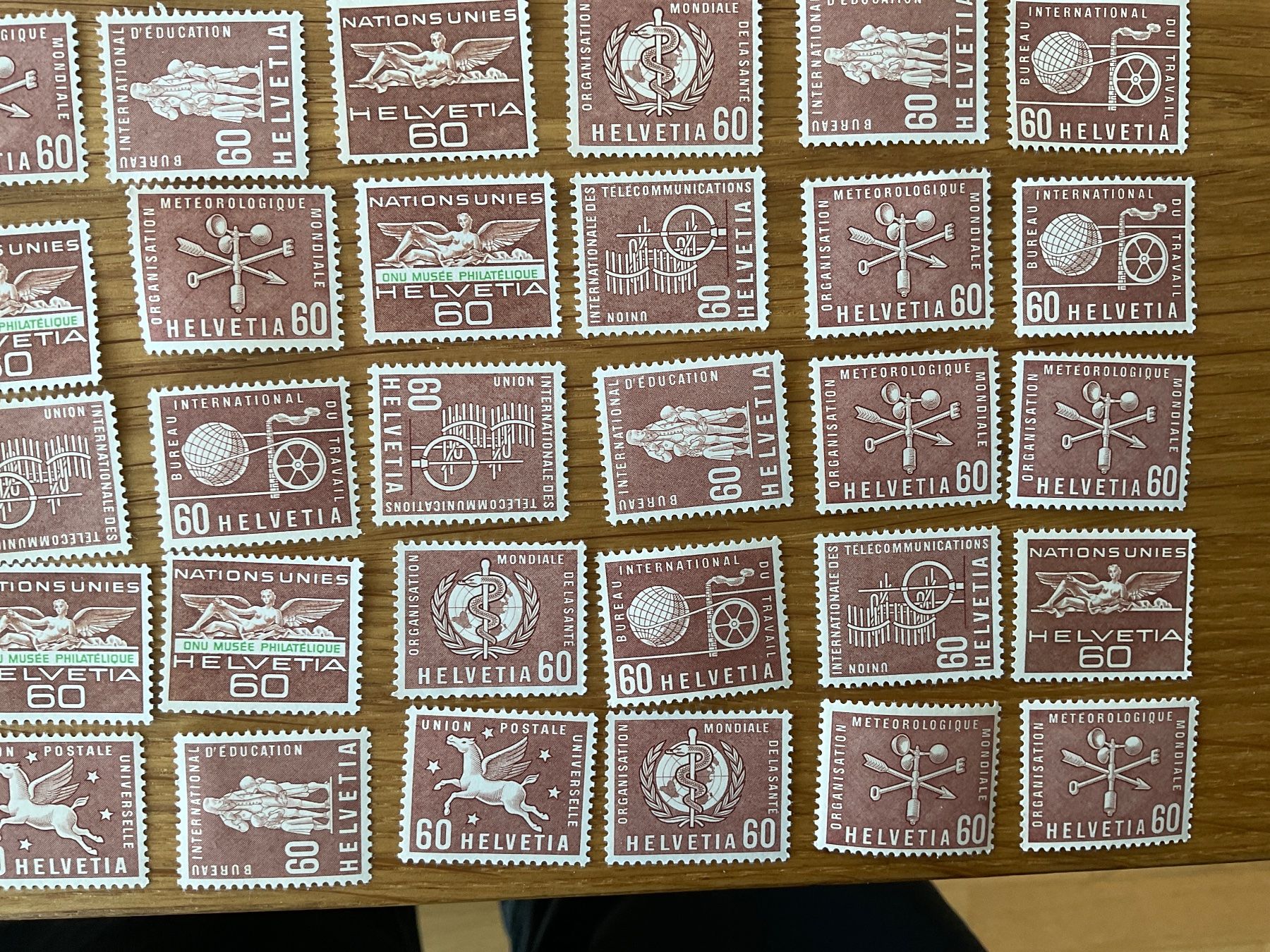 Tutti i francobolli: 60Fr Ämter Frankaturware ungestempelt postfrisch Sammlung – Nuovo (secondo la descrizione) da Wil SG venduto da Chefsugus 4