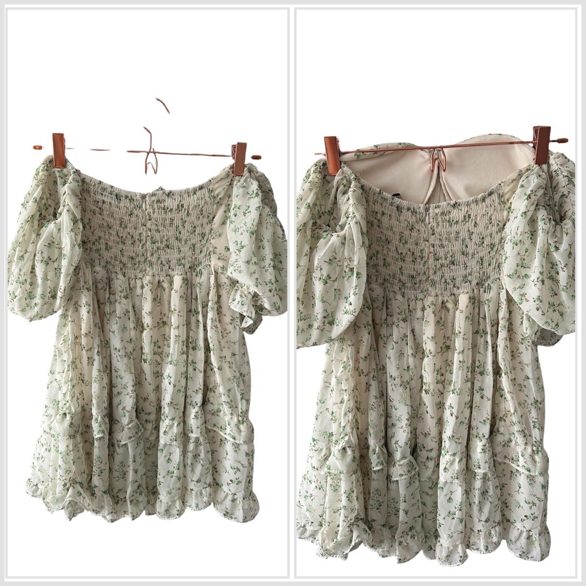 Vestiti: Kleid mit Blumen,schulterfrei, Grösse S-M – Nuovo e nell'imballaggio originale da unterentfelden venduto da leyla08 4