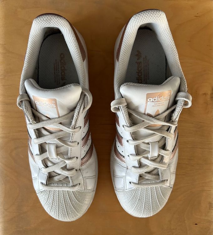 Superstar cheap weiß rosegold