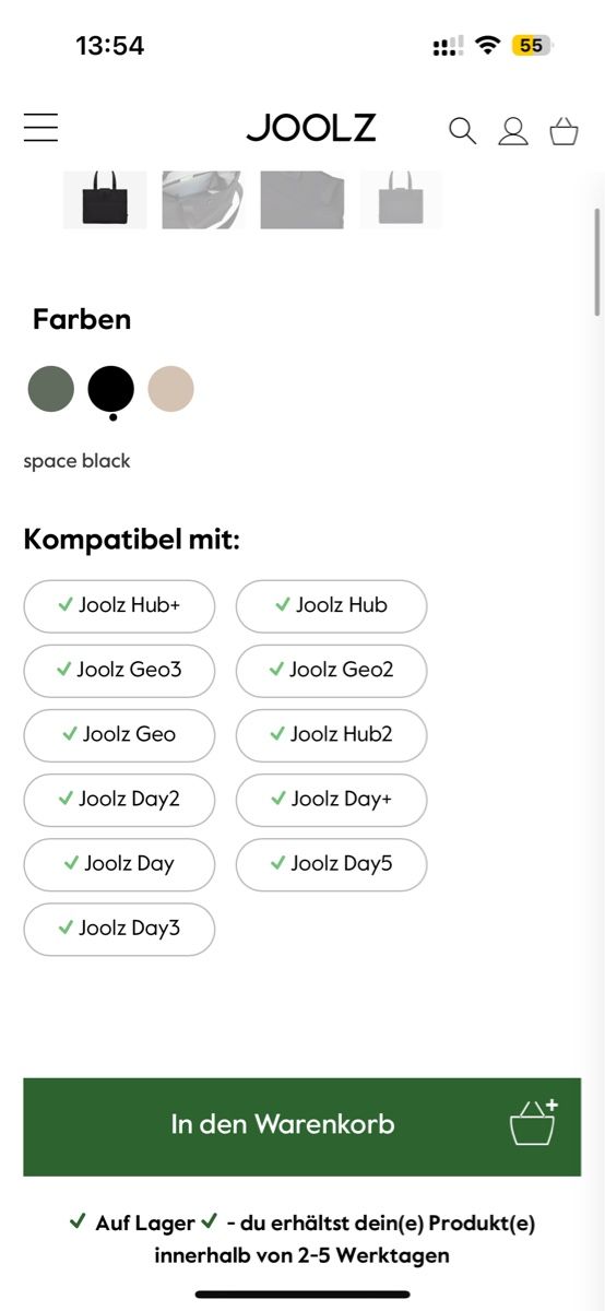 Joolz Borse: Joolz Wickeltasche Space Black – Nuovo (secondo la descrizione) da Bülach venduto da jmb96 4