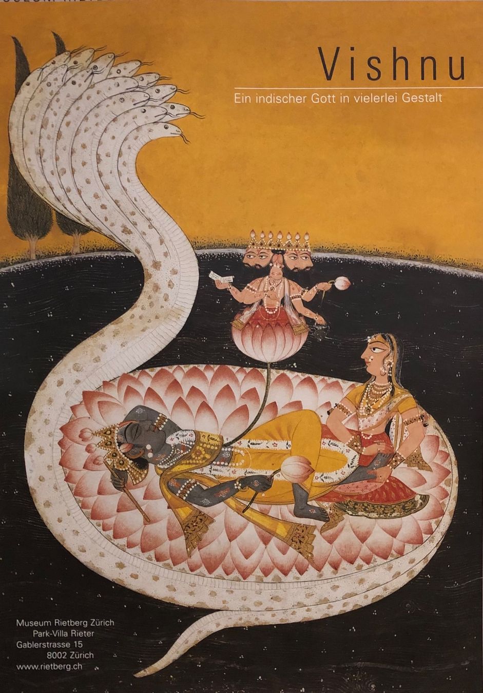 Foto & Immagini: 1 Plakat Museum Rietberg: Vishnu – Usato da Zürich venduto da anderart