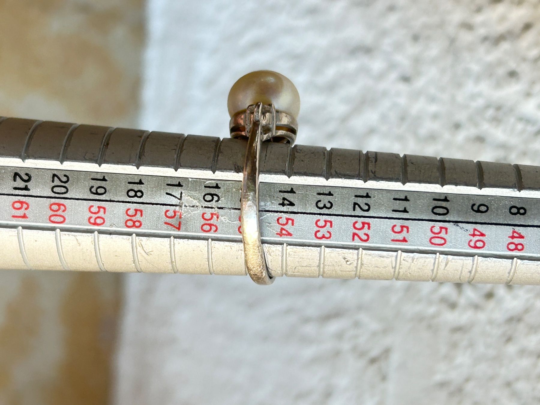 Anelli: Elegante Vintage Perlenring  (55/17.5) – Usato da Laufen venduto da Bellavitaboom 8