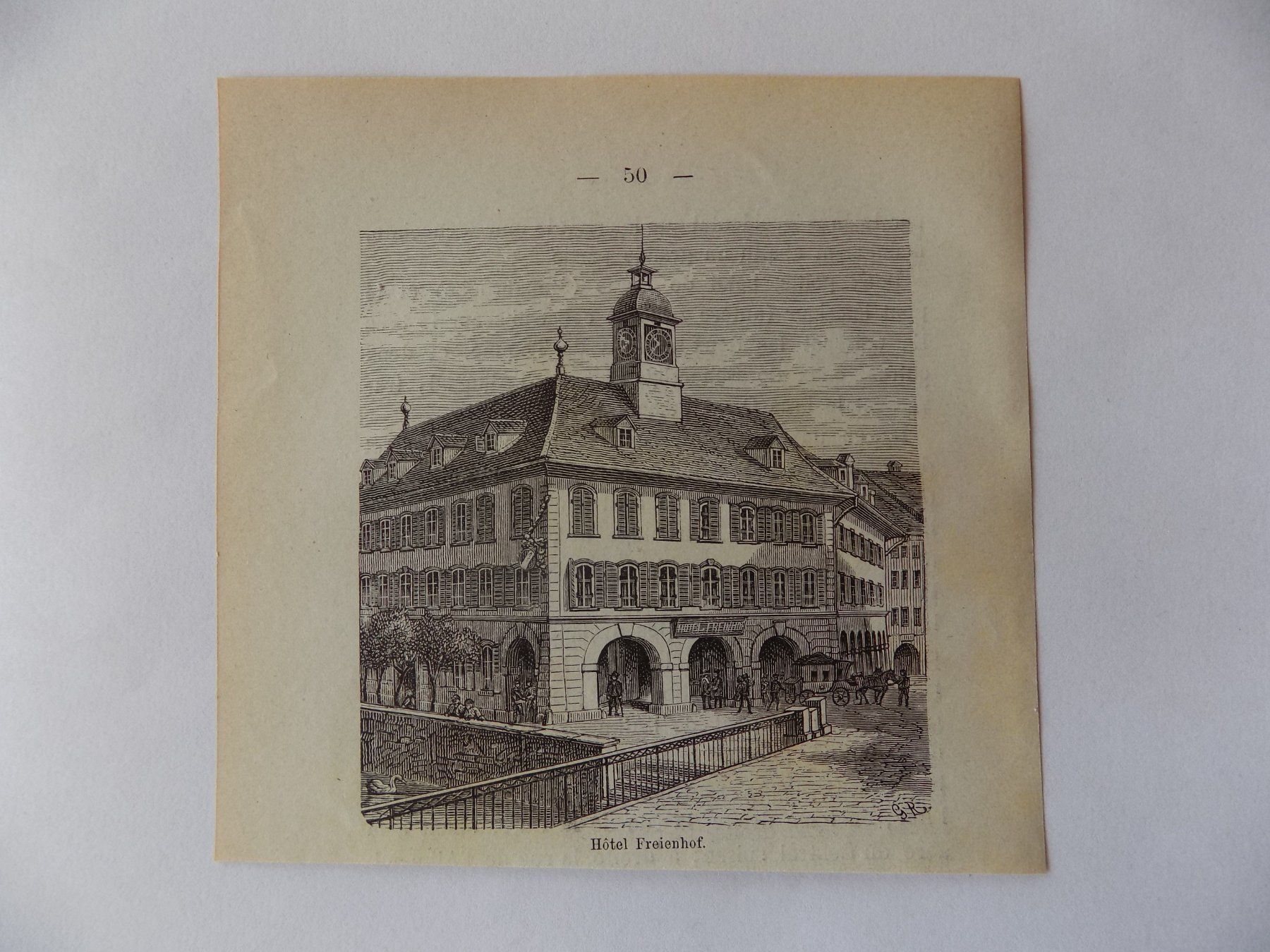 Gravures: Hotel Freienhof Thun – D'occasion à Risch par Antikfee