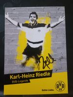 Karl-Heinz Riedle - handsigniert BVB - Borussia Dortmund