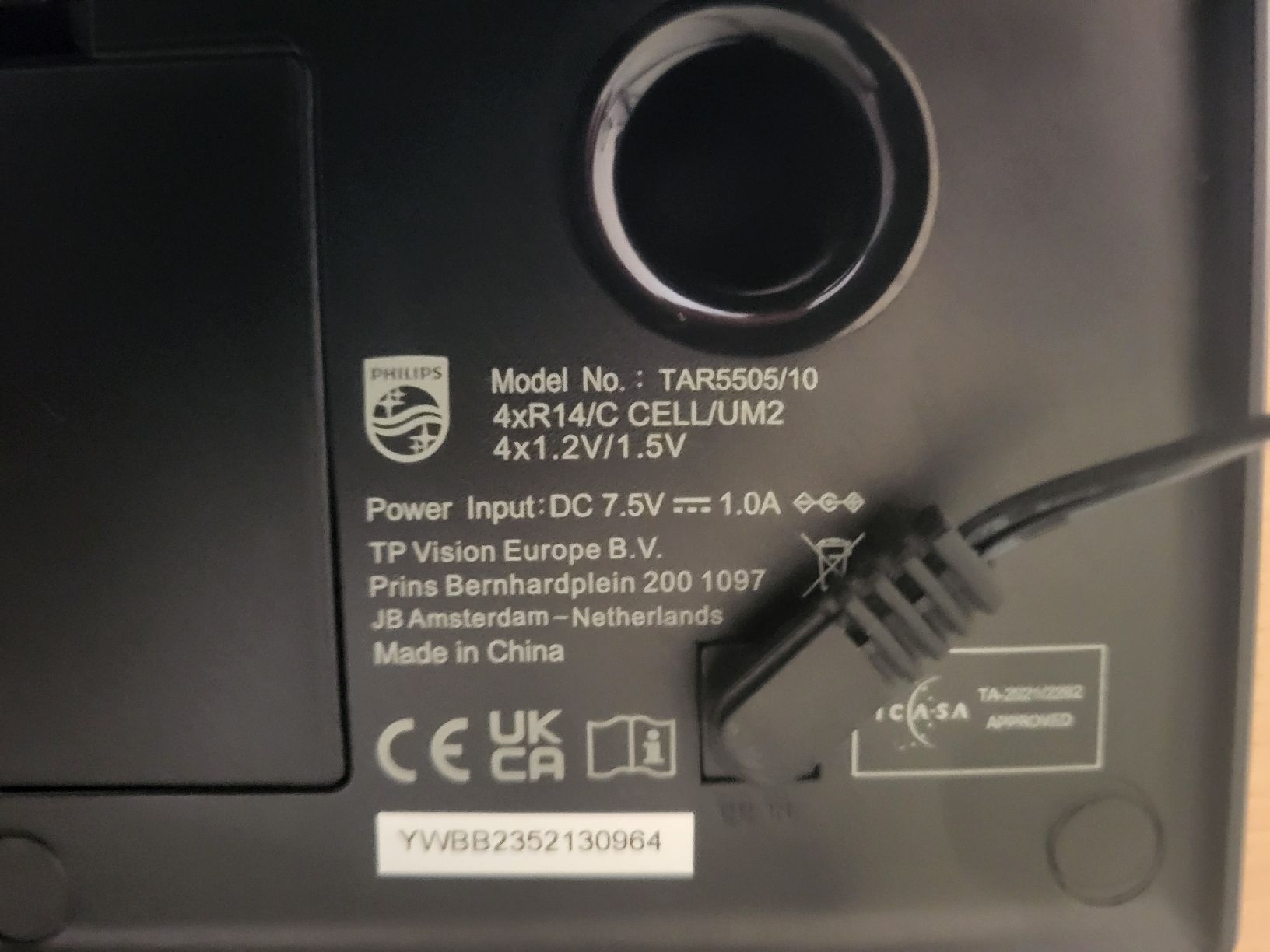 Philips Radios: Radio Philips TAR5505/10 DAB+ Bluetooth Holzgehäuse – D'occasion à Flawil par Hamdia12 3