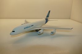 Flugzeugmodell: Airbus A380 blau/weiss