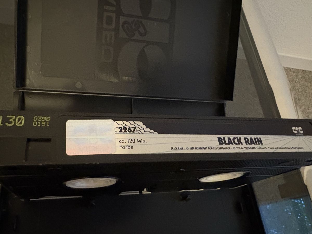 Tutti i VHS: VHS black rain TOP – Usato da Herzogenbuchsee venduto da warrior77 3