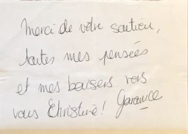 Garance Thénault Autogramm signiert Karte 10x15cm