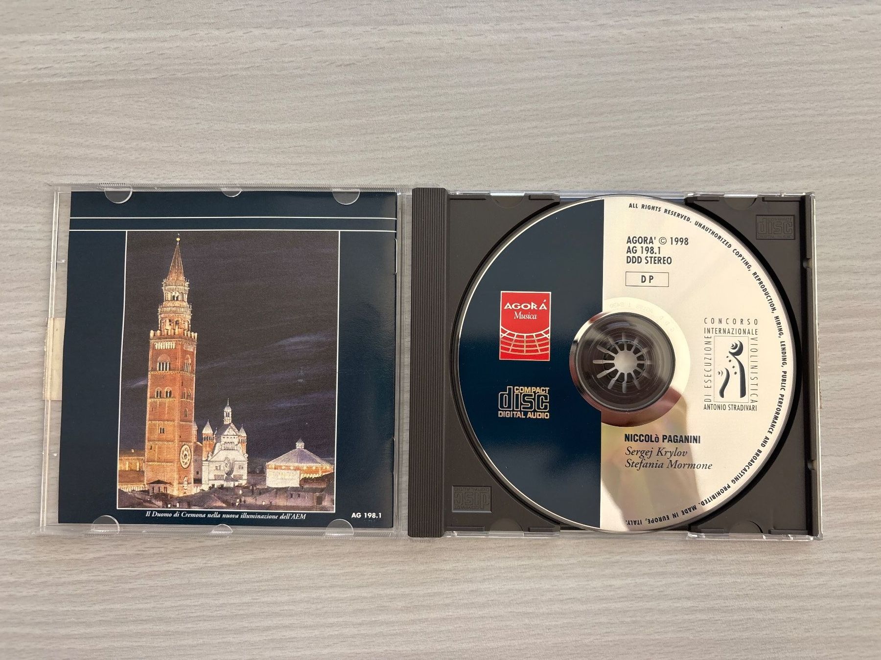 CDs: CD Niccolò Paganini avec Sergey Krylov AG 198.1 – Gebraucht aus Fribourg von DASH-D 1