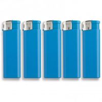 Ciao 50 accendini piezoelettrico ricaricabile solid blue