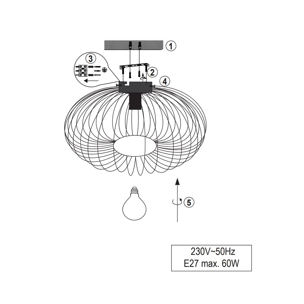 Lampadari & plafoniere: Deckenleuchte, Kupfer, 40 cm Ø – Nuovo (secondo la descrizione) da Kreuzlingen venduto da Smart-Light 5
