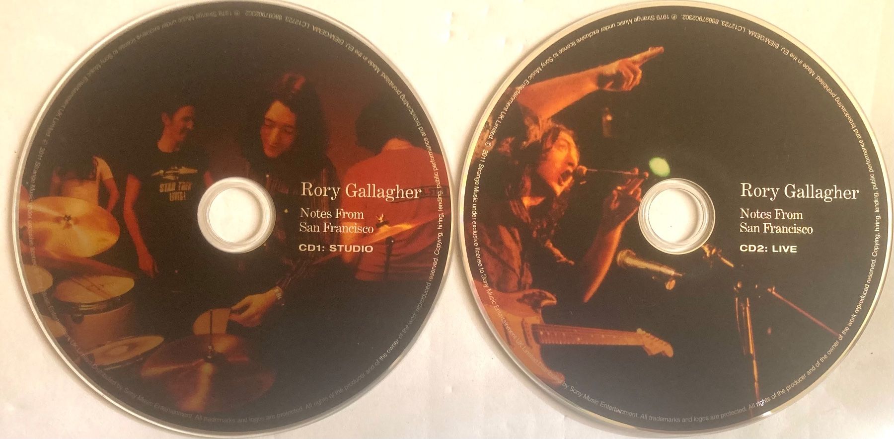 Tutti i DVDs: RORY GALLAGHER - NOTES FROM SAN FRANCISCO – Usato da Poliez-Pittet venduto da Newtown-Records 2