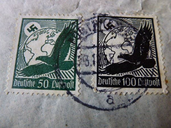 Alle Briefmarken: Luftpost 1933 ++ Europa-Südamerika – Gebraucht aus Walkringen von Casablanca777 1