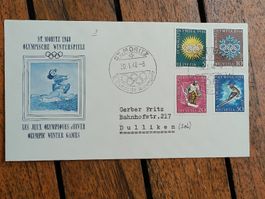 St Moritz Olympische Winterspiele 1948 Ausgabetag 
