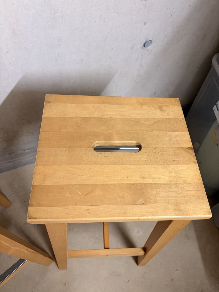 Sgabelli: Barhocker Holz Metall 2 Stk – Usato da Kerzers venduto da Beluluu 1