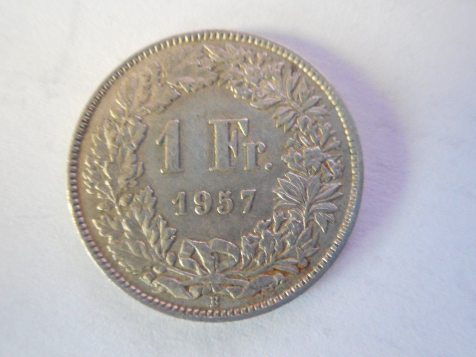 Alle Münzen: 1 Fr. 1957 silber – Gebraucht aus Kriegstetten von pizlad2010