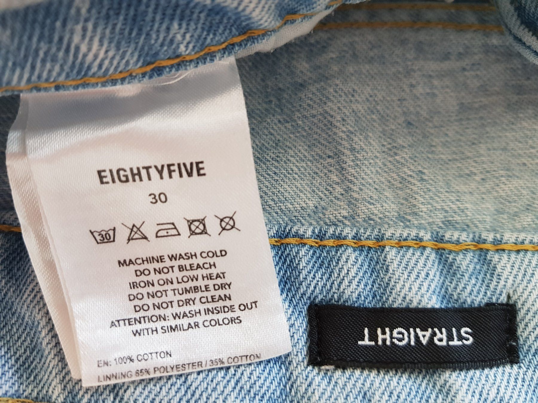 Jeans: Jeans Eightyfive Straight Gr. 30 Herren – Nuovo (secondo la descrizione) da Uster venduto da bri_tb66 4