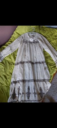 Robe Longue Bohème coquillages et broderies