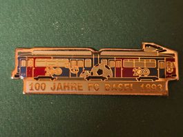 FC Basel Jubiläums Pin 100 Jahre Tram seltene Edition!