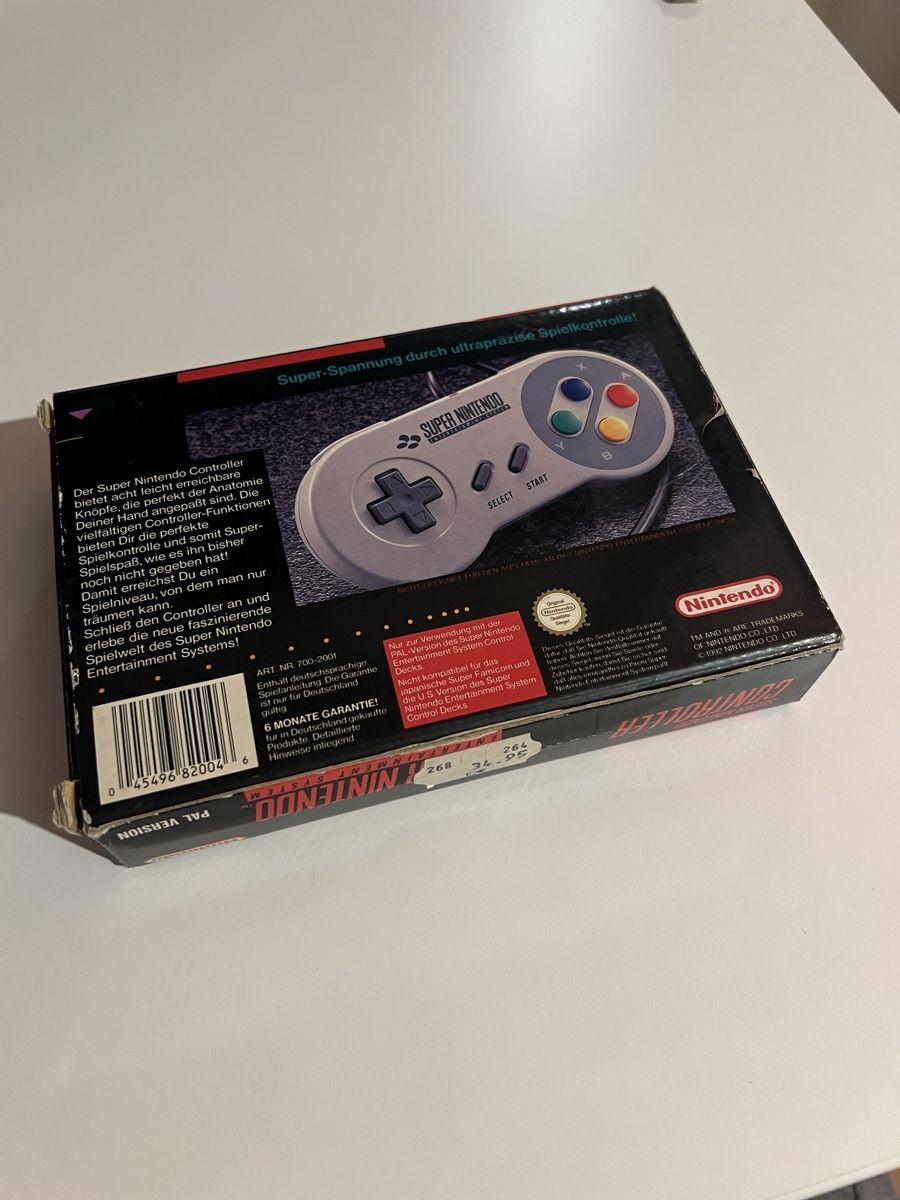 Nintendo Controller: Super Nintendo SNES Controller OVP – Usato da Schönenbuch venduto da retrohunter 2