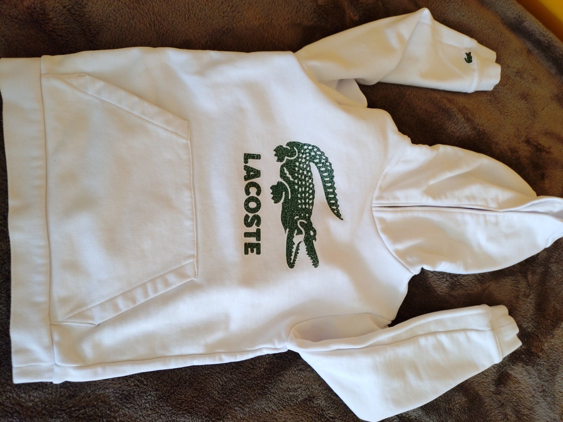 Lacoste Maglioni & Felpe: Lacoste Hoodie weiss Kinder – Usato da Bottmingen venduto da Malina_Outlet 1