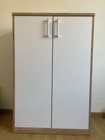 Kommode weiss/Holzoptik 