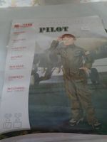 Kostüm Pilot mit Jumpsuit für 3-6 Jahre Fasnacht Neu OVP