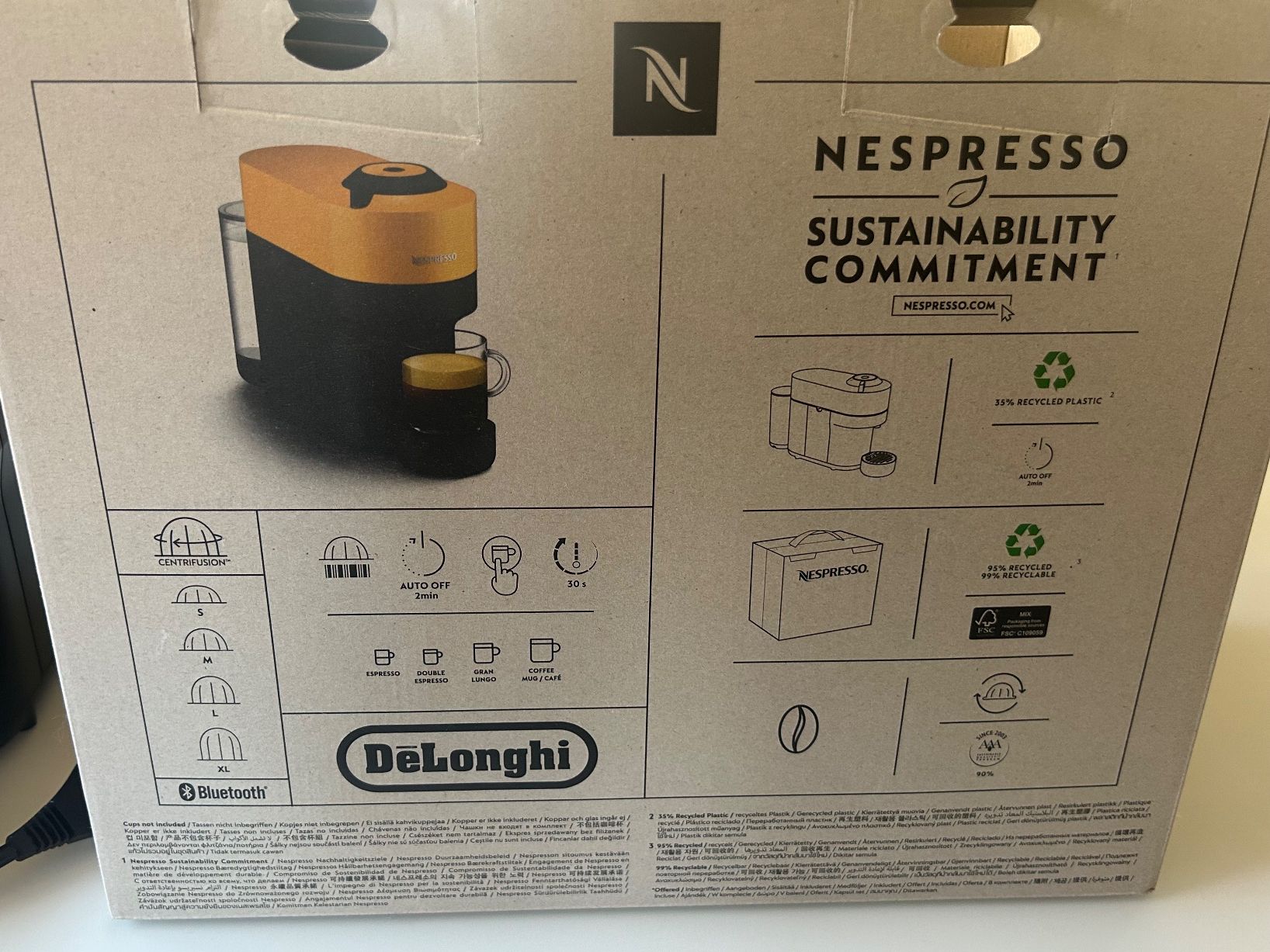 Nespresso Kaffeemaschinen & Espressomaschinen: Nespresso Vertuo Pop, DeLonghi – Gebraucht aus Seuzach von del_w5vl 5