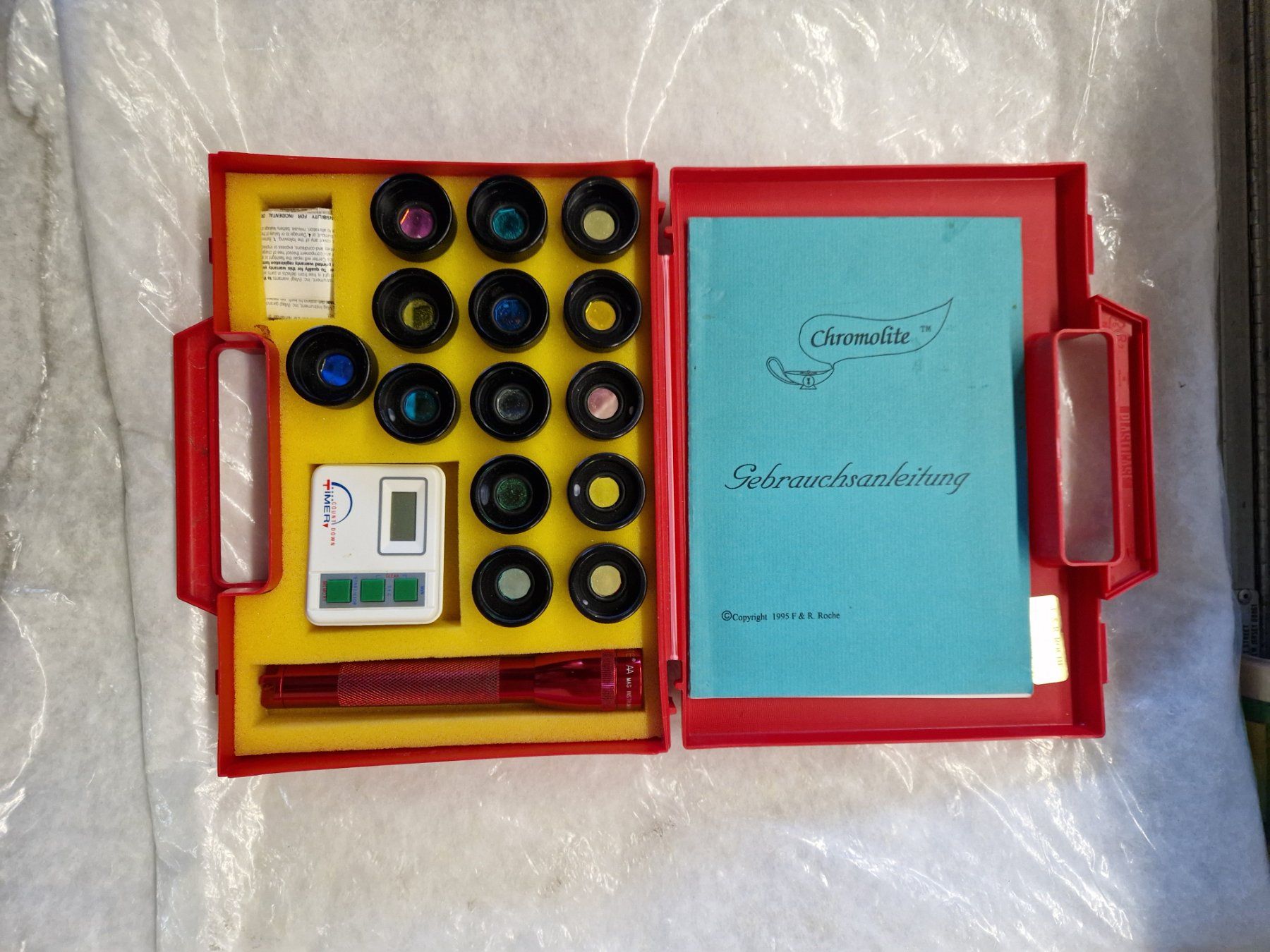 Lampade: Chromolite Reflexochromie Farblichttherapiekurs – Nuovo (secondo la descrizione) da Wädenswil venduto da tome70