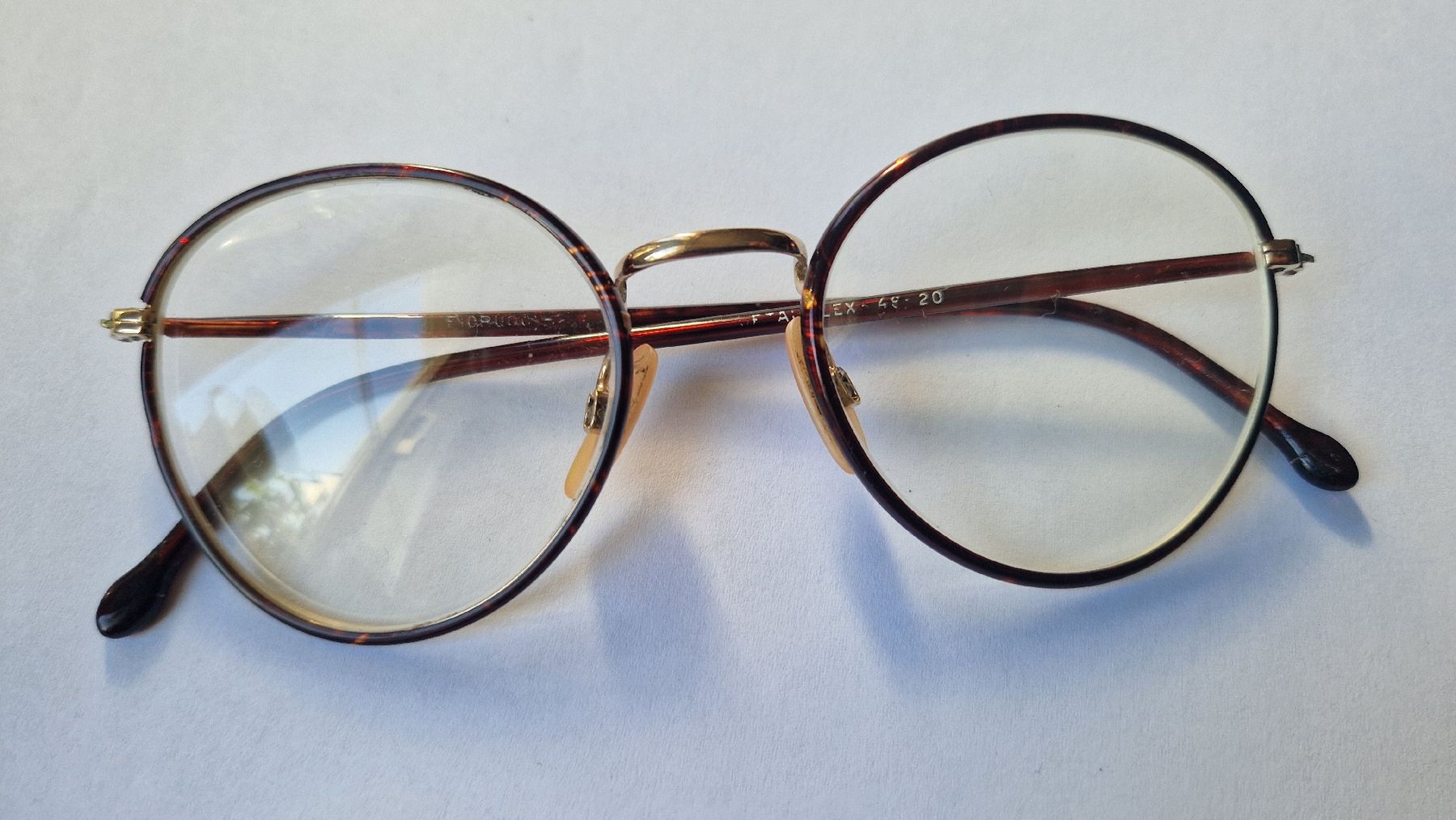 Occhiali & Lenti: Fiorella Brille Flex runde Form, 48-20 Elegance Top – Usato da Seengen venduto da Seestern77 1