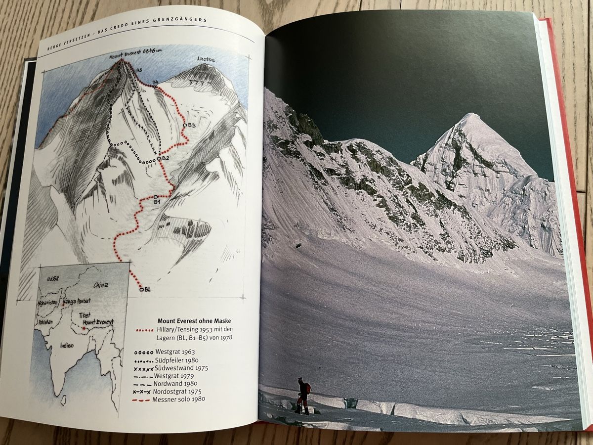 Libri: Reinhold Messner - Das Credo eines Grenzgängers "signiert – Usato da Romanshorn venduto da Apfelschuss 3