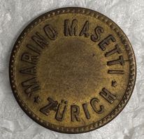 Jeton, Token Marino Masetti Zuerich - Seltenes Sammlerstück