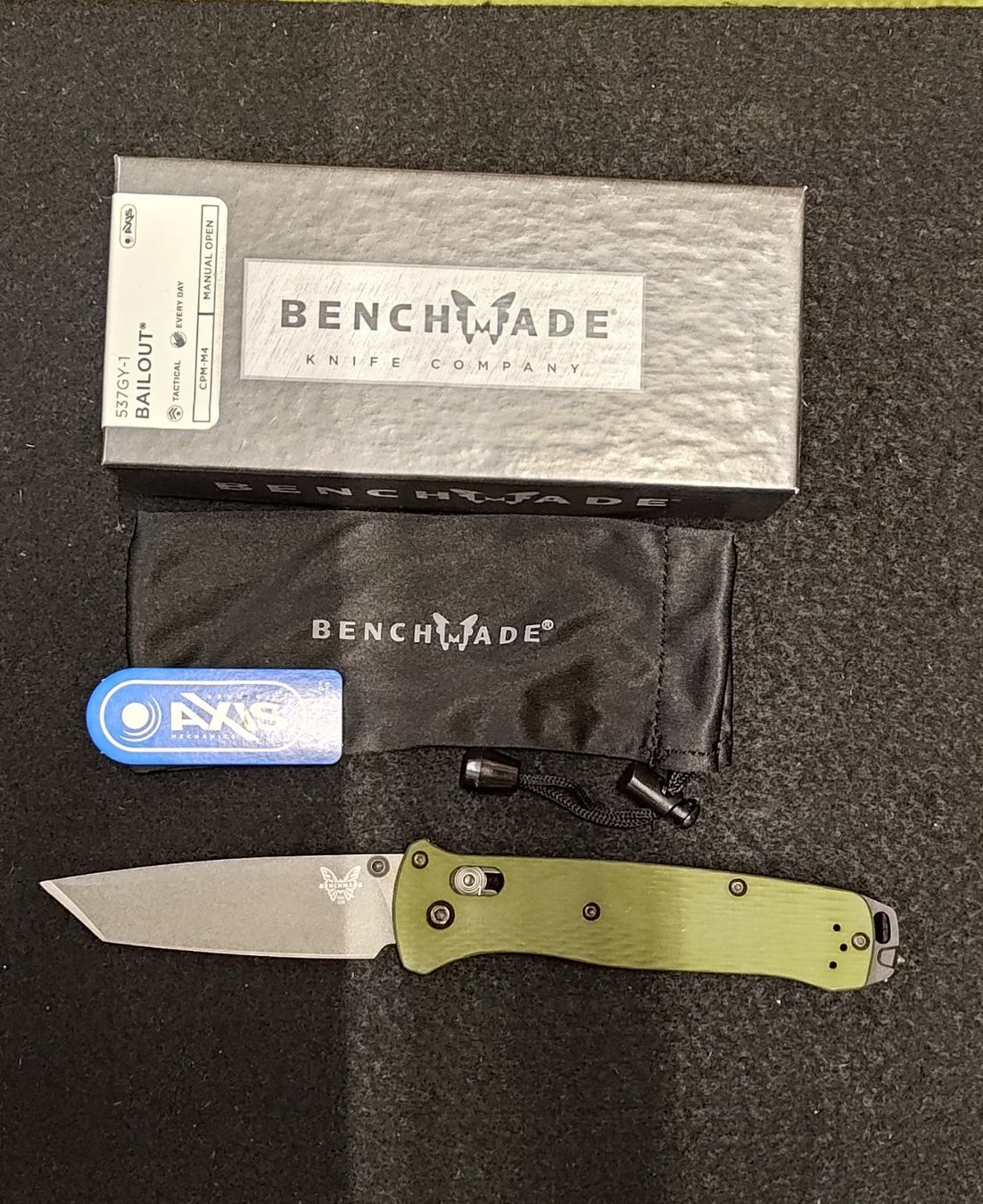 Benchmade Coltelli tascabile: Benchmade Taschenmesser Bailout – Nuovo e nell'imballaggio originale da Gerzensee venduto da cobo02