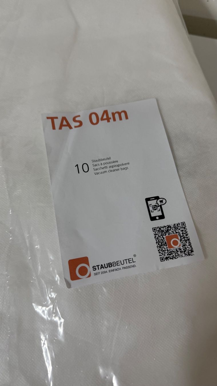 Sonstiges für Haushalt & Wohnen: Staubsaugerbeutel TAS 04m – Neu und originalverpackt aus Jonen von BMWE369 3
