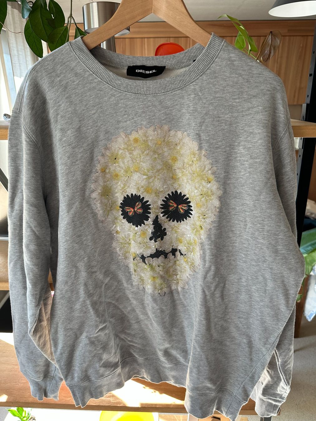 Diesel Pullover & Sweatshirts: Pullover Diesel Herren, XL, Grau – Gebraucht aus Baden von Luk116