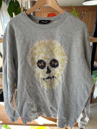 Pullover Diesel Herren, XL, Grau