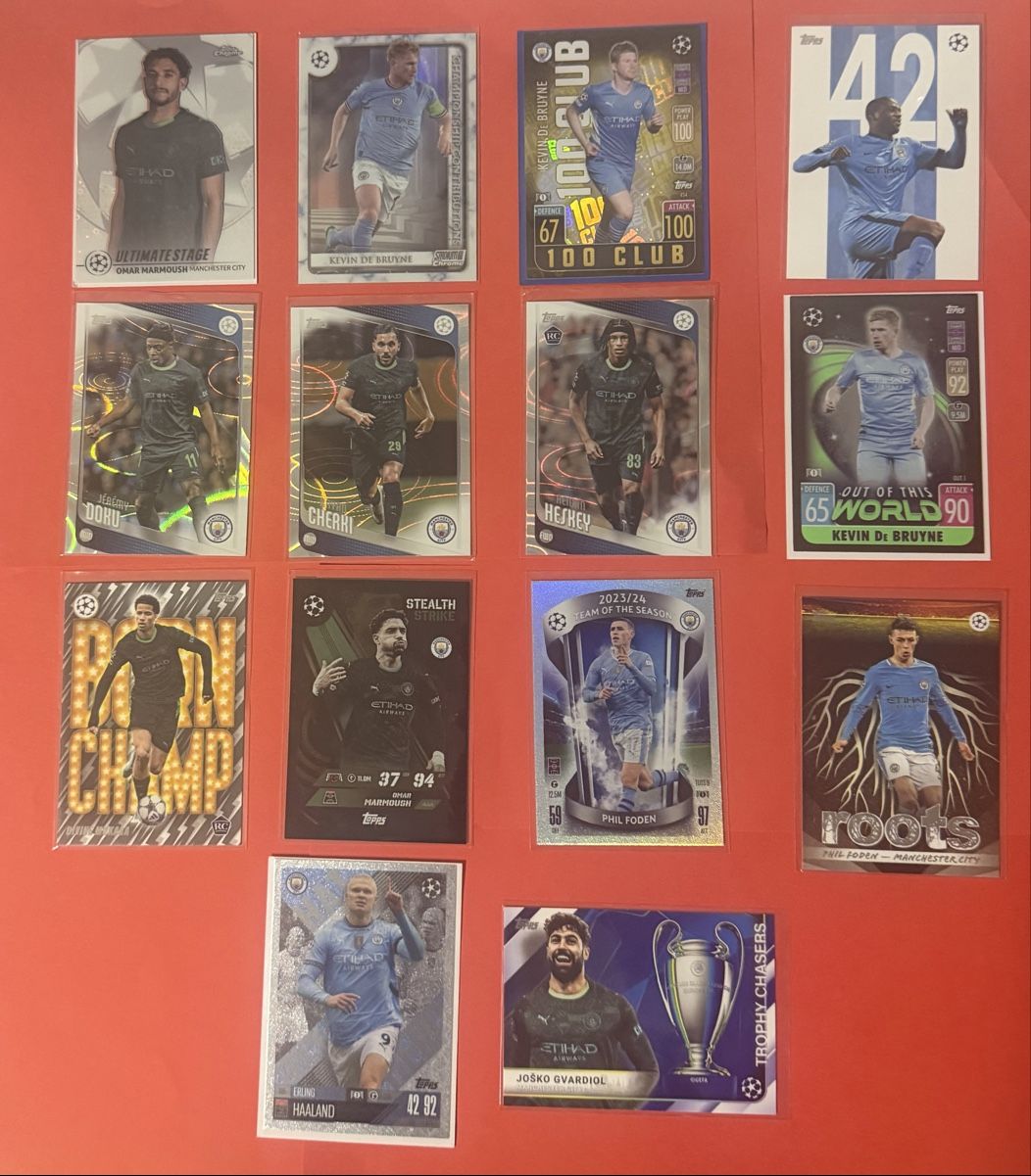 Topps Carte collezionabili: Topps Manchester City Sammlung – Nuovo (secondo la descrizione) da Embrach venduto da BenzosCards