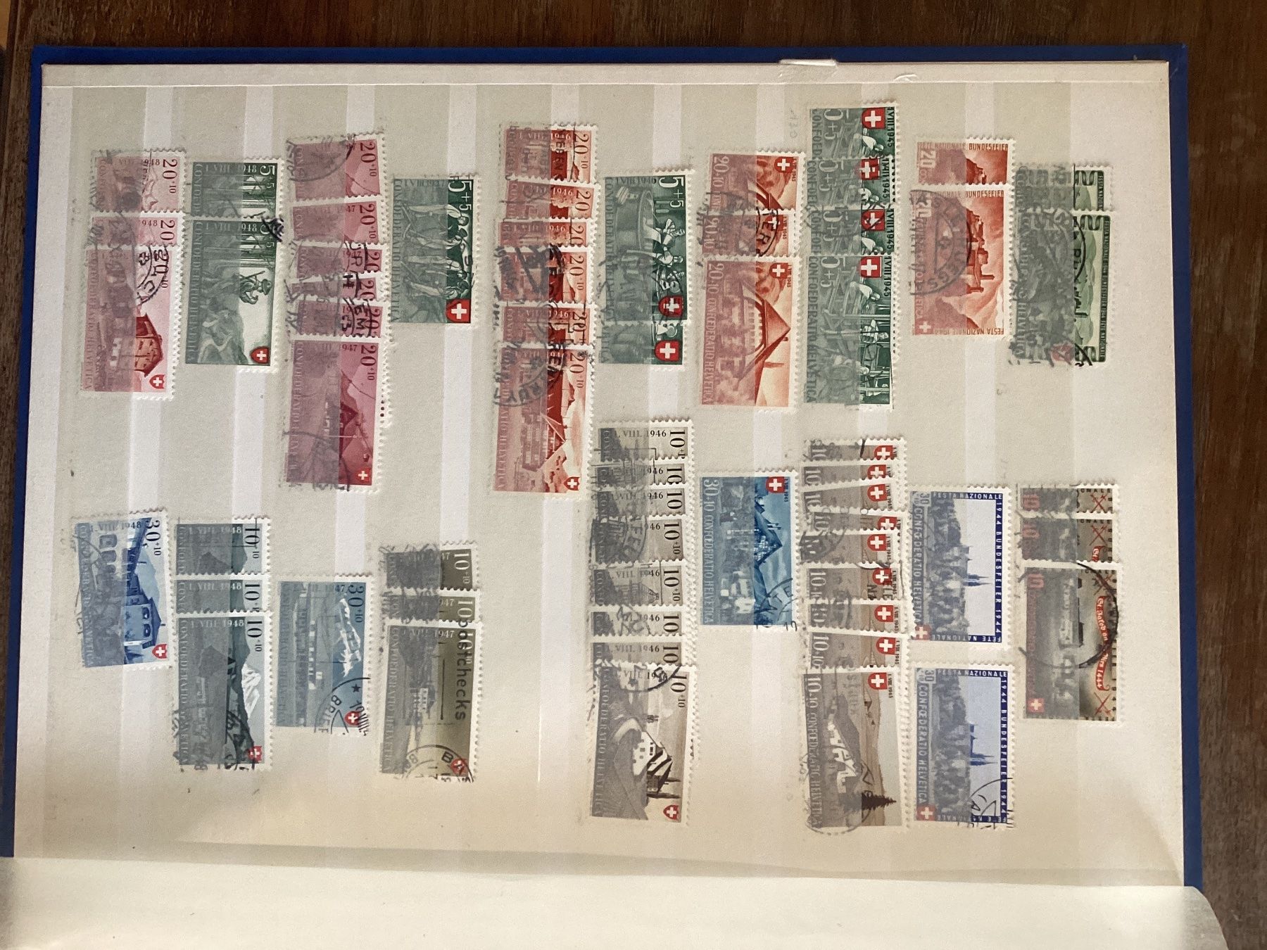 Tutti i francobolli: Briefmarken pro patria album – Usato da Reinach BL venduto da andreas_mueller 1