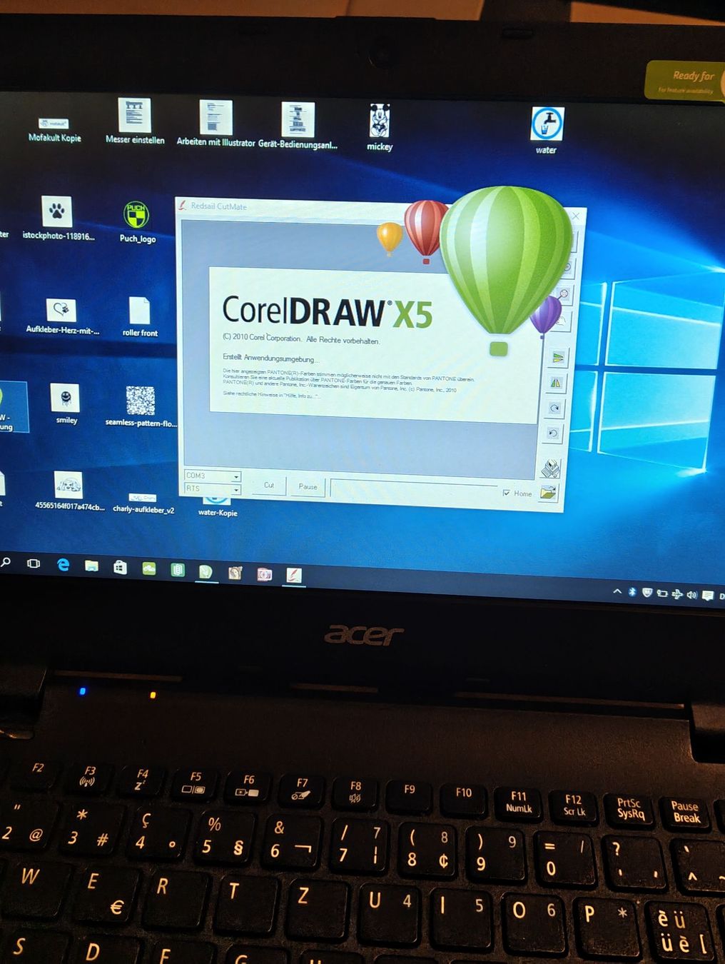 Drucker: Redsail 450C Schneideplotter Laptop und Software – Gebraucht aus Safenwil von Ricifizz 5