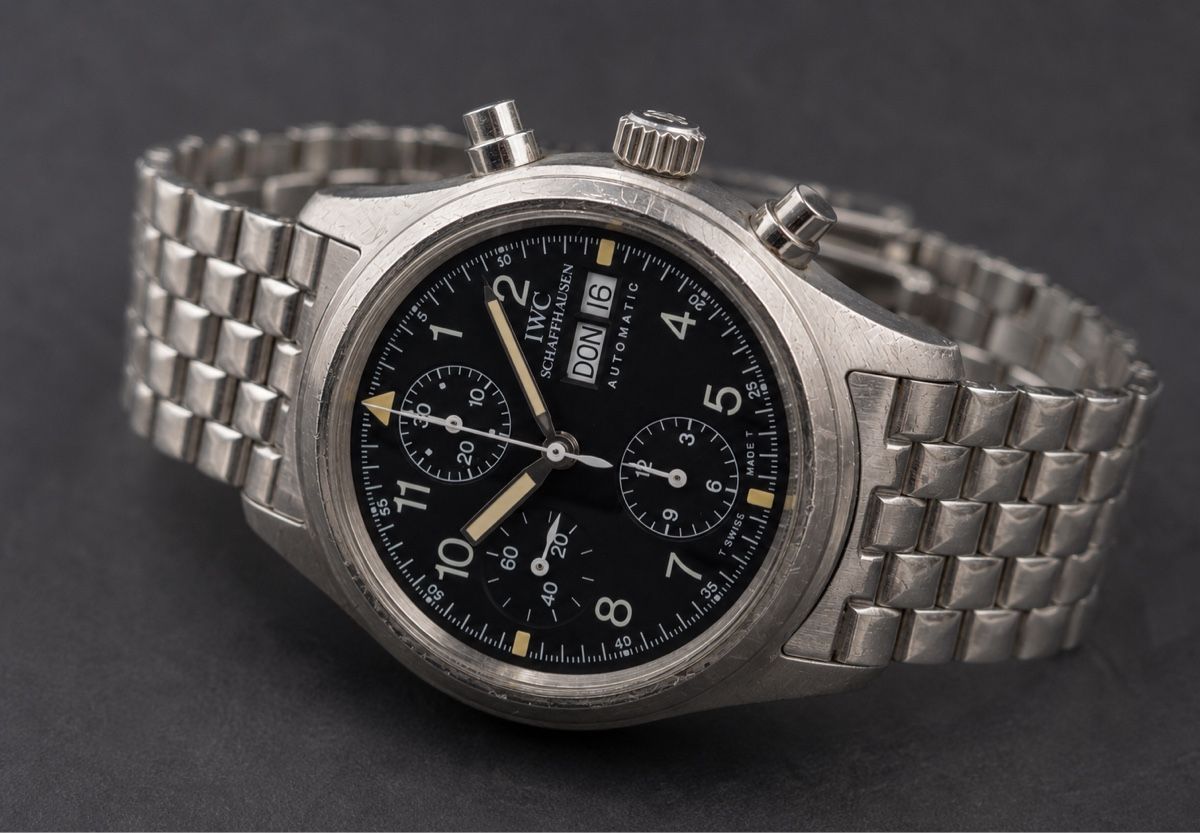 IWC Montres: IWC Fliegeruhr Chronograph IW3706 FULL SET – D'occasion à Mezzovico par Chronocorner 1